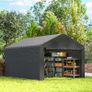 Large Garden shed waterproof storage tent 200 x 238 x 183 cm Image 4