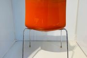 Canteen Chairs 3 white 1 orange