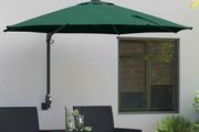 Garden Parasol Green 248 x 248 x 148 cm Polyester and Steel