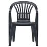 Stackable Garden Chairs 45 pcs Plastic Anthracite Image 4