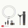 1pc 25.4cm LED Ring Fill Light Cabinet Phone Holder Mirror Lighting Image 5