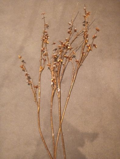 Four Gold & Gitter Ball  Branches