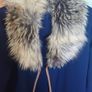 Dressy Coat with Fur  Size 10 Image 3