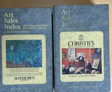 2x 1987-88 Art Sales Index Books | Edited by Richard Hislop | Rare Reference Set