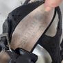 RIVERS black strappy side buckle flats Sz 6 UK - Bnwot Image 7