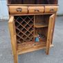 Modern Pine Drinks Cabinet Image 4