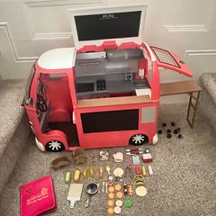Our Generation dolls food truck