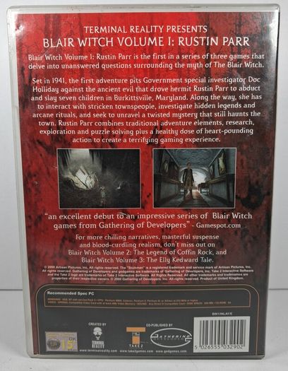 Blair Witch Volume one Rustin Parr pc game