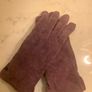 Purple/ Mauve Pig Skin Gloves Image 2