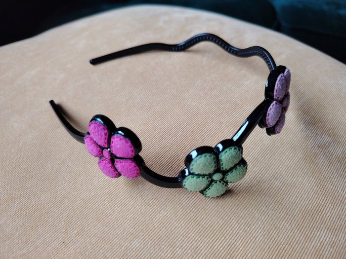 HairBand with 3 flowers