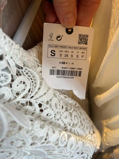 zara lace dress