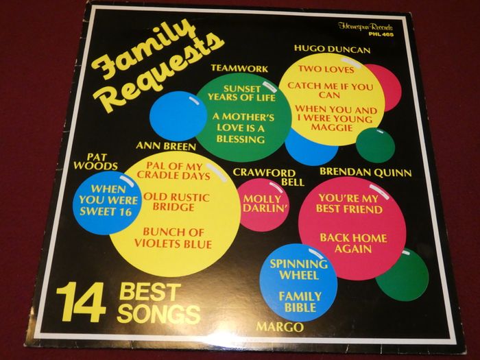 Family Requests 1983 Irish Pressing Lp
