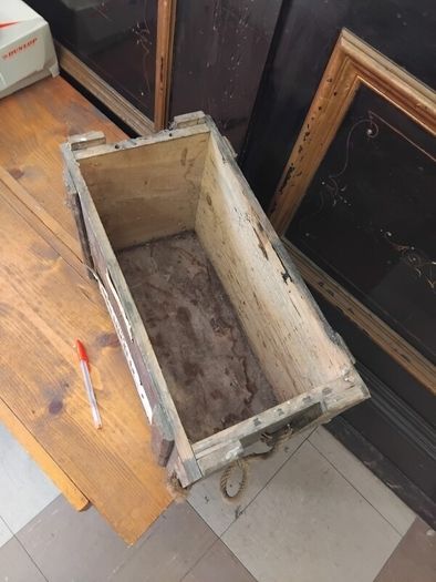 Vintage Wood Ammo Box