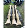 Set of 6 Cast Iron Poles KAS354 Image 2
