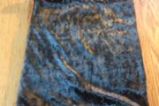 Black Velour Drawstring Bag for Sale