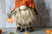 Handmade Gnomes. Autumn decoration. Key rings pumpkin or  Gnome.