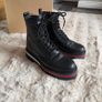 Tommy Hilfiger Chunky Platform Lace-up ankle Flag Outsole Real Leather Lace Up Boots Size 6/39 Image 4