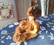 Aynsley Two Mice Master Craft  Figurine