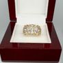 Silver Harry Ivens Morganite & Zircon Cluster Ring Image 9
