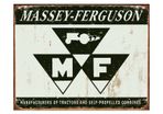 Massey Ferguson Tractors Combines MF Vintage Look Tin Metal Sign