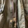 Barbour Bedale vintage hooded waxed Jacket sage Image 10