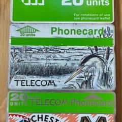 3 x British Telecom Call Cards