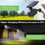 Solar Security Light Outdoor, Solar Motion Sensor Lights IP66 Waterproof, Solar Powered Wall Lights with Dummy Camera for Garden Fence Garage Pathway (FREE POSTAGE) Image 2