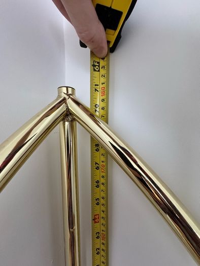 Gold corner shelves - matching pair