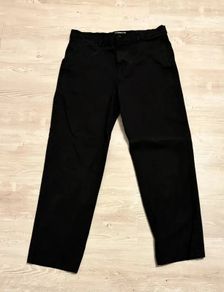 Black Relaxed Fit Trousers W34 L30 Stronghold Los Angeles