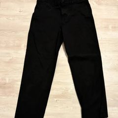 Black Relaxed Fit Trousers W34 L30 Stronghold Los Angeles