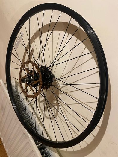 Brand-new Bicycle Mountain bike Back Wheel 27.5" for v-brake bike or disc brake wheel can be used for both disc brake or v- brake, Disc Rotor Shimano Cassette included,  bike Parts