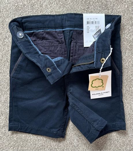 BNWT Polarn O. Pyret chino shorts, size 98cm (2-3yrs)