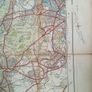 Ordnance Survey Contoured Road Map of Windsor. Sheet 114. Popular Edition. Scale: One Inch to to One Mile. Published 1928 (LP242) Image 8