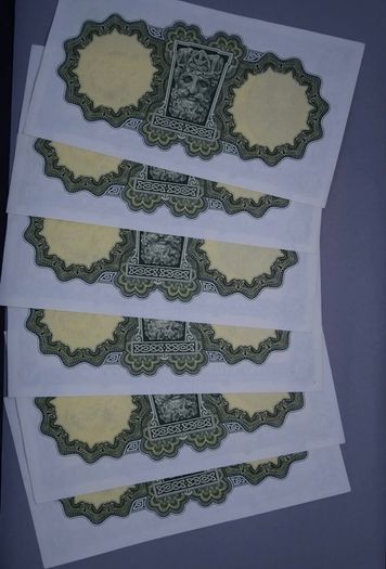Ireland 1972 Lady Lavery 1 Pound Banknotes Uncirculated x6 Crisp Consecutive Numbers