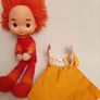 Rainbow Bright collectable doll with Cape 1983 notebook and original box Image 2