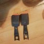 Toyota Corolla E11 97-02 Front Driver & Passenger Seat Belt Stalks Image 2