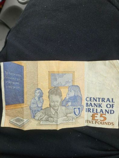 Irish 5 punt note