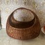 Vintage Wicker Gondola Baskets X 2 Image 3