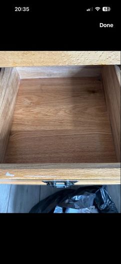 Solid oak sideboard