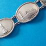 Vintage - Silver - Hallmarked - Panel Bracelet Image 2