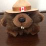2 Small Collectible soft toys kangaroo and Beaver Image 5