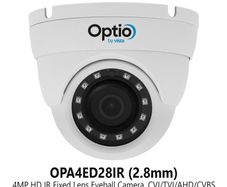 Hikvision Compatible 4MP 2.8mm Lens Eyeball CCTV Camera - IP67 - 30m IR Range