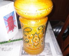 Beautiful Rare Old Vintage Italian Salt Glaze Bitossi Pottery Vase Postage Available or Collection