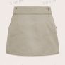 Khaki Cargo Skirt Image 2