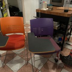 Chair with table
