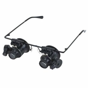20X Magnifying Magnifier Eye Glass Jeweler Watch Repair Tool LED Light