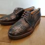Amberone leather metal studded lace platform shoes NEW 5 5 UK Image 2