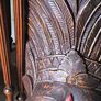 Large Vintage Hand-Carved Balinese Wooden Mask (Dewi Sri) Image 3
