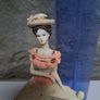 Vintage Lady on the Stairs figurine Image 3