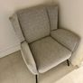 Grey Fabric Armchair Image 3